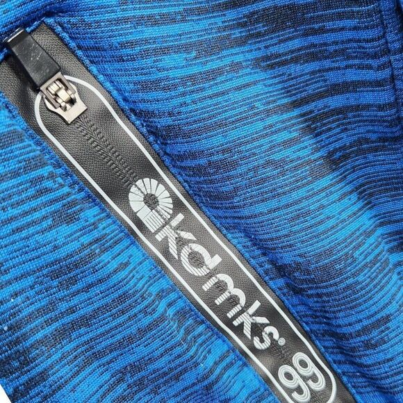 AKADEMIKS Space Dye Zip Up Hoodie XL Fleece Lined Hooded Sweatshirt Zip Front - Picture 4 of 5